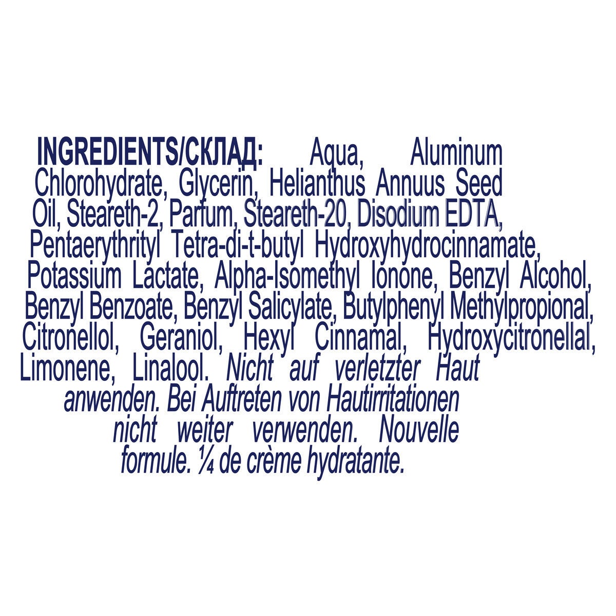 Dove Roll-On Deodorant, 6 x 50ml