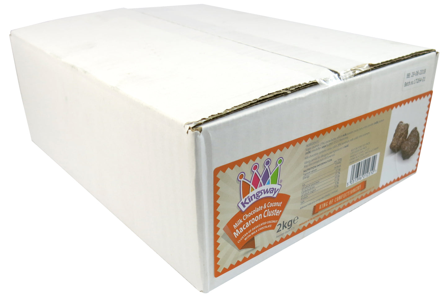 Kingsway Milk Chocolate & Coconut Macaroon Cluster 2kg