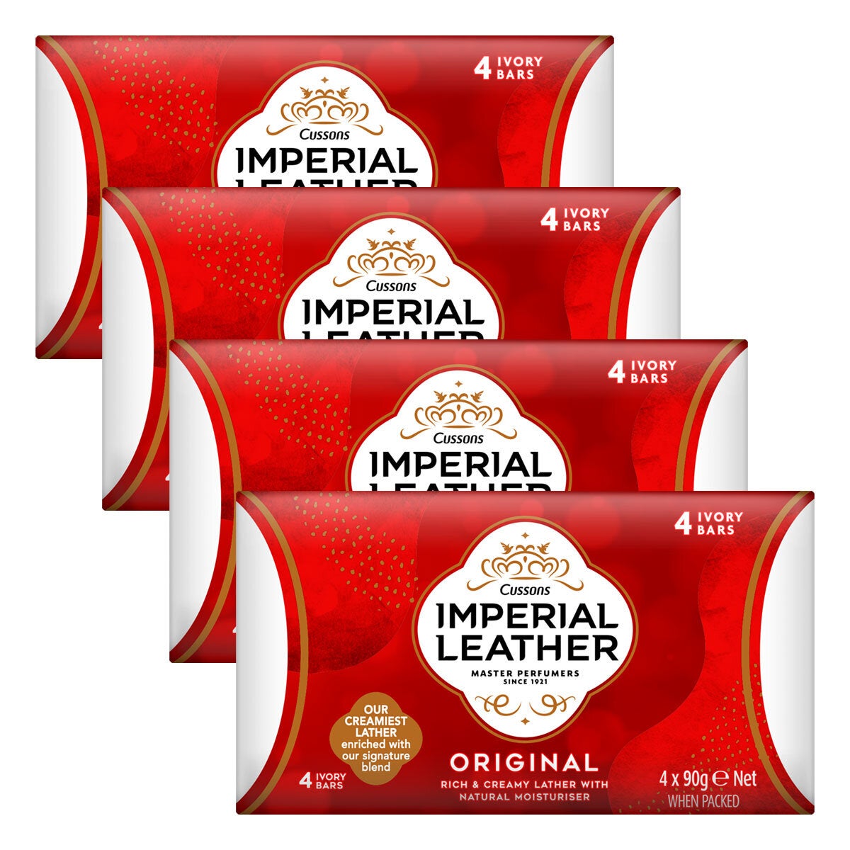 Imperial Leather Original Soap Bar, 16 x 90g