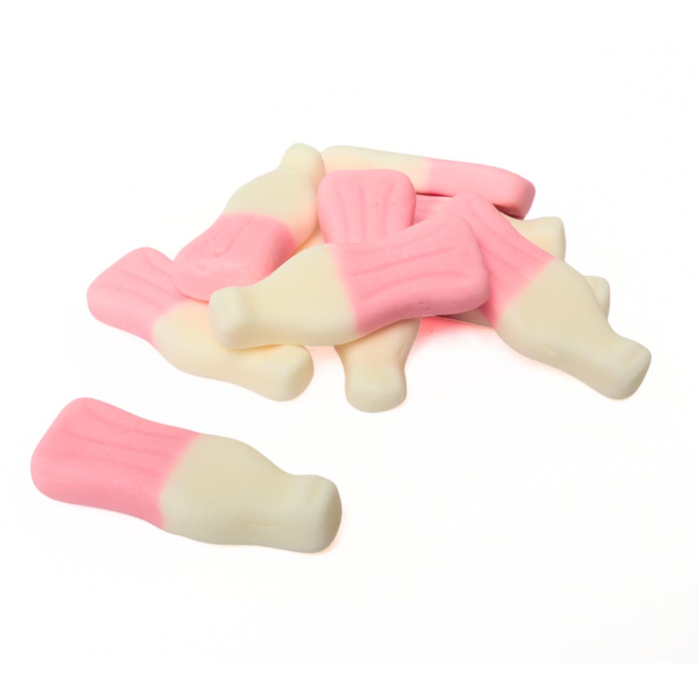 Kingsway Strawberry Milkshake Bottles Bag 2kg
