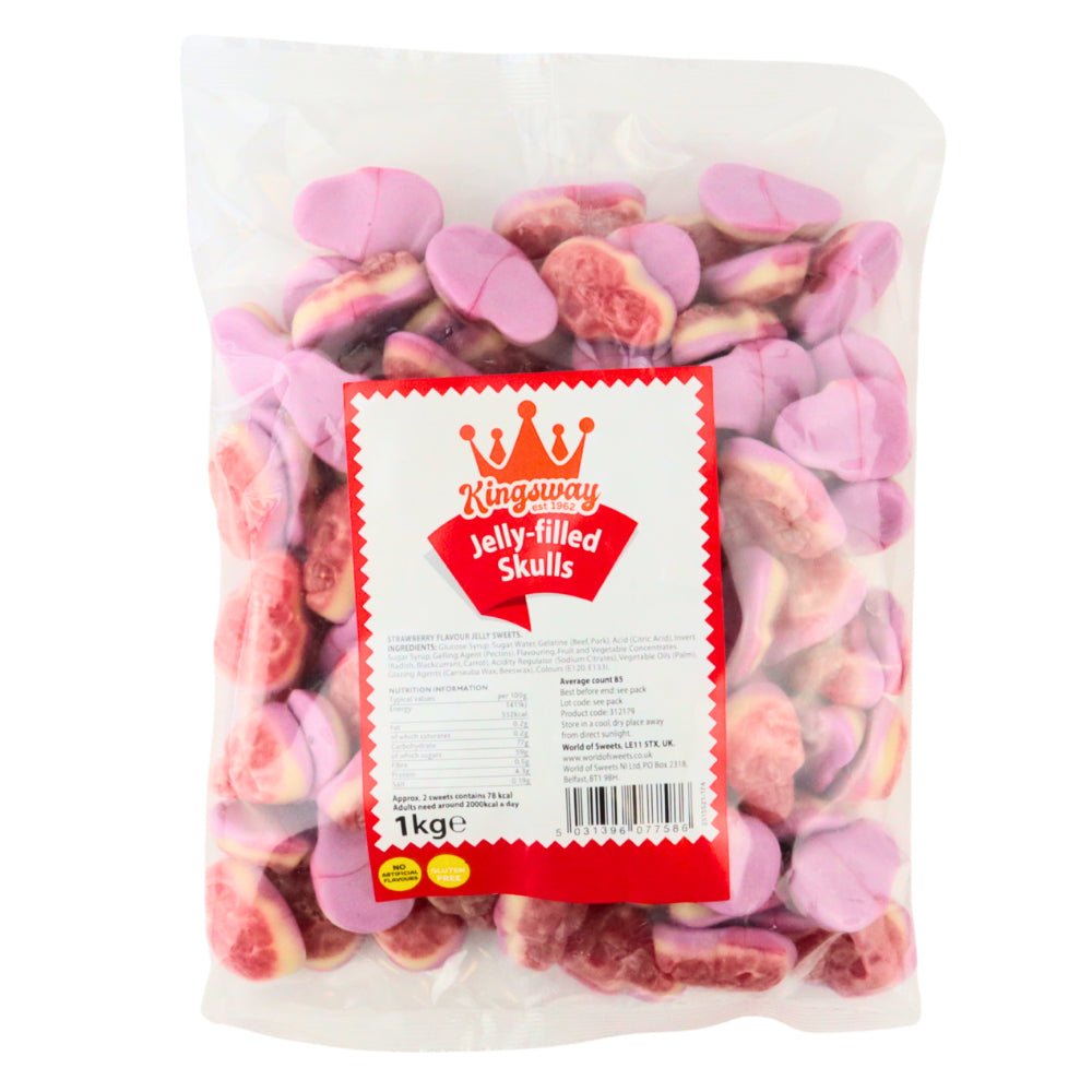 Kingsway Jelly Filled Skulls 1kg