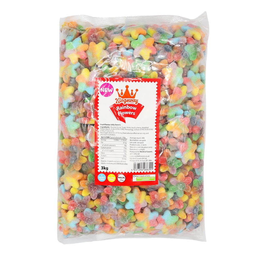 Kingsway Rainbow Flowers Bag 3kg