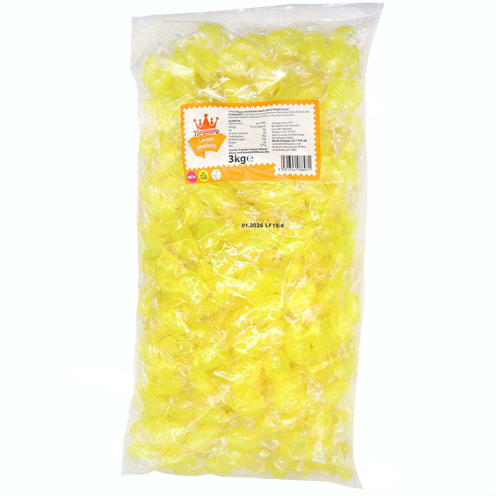 Kingsway Vegan Lemon Sherbet Bag 3kg