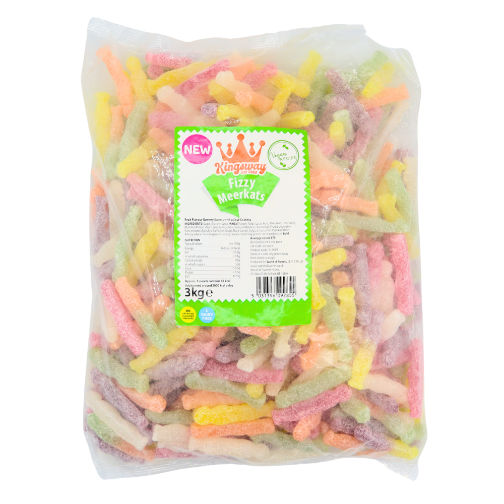 Kingsway Fizzy Meerkats Bag 3kg