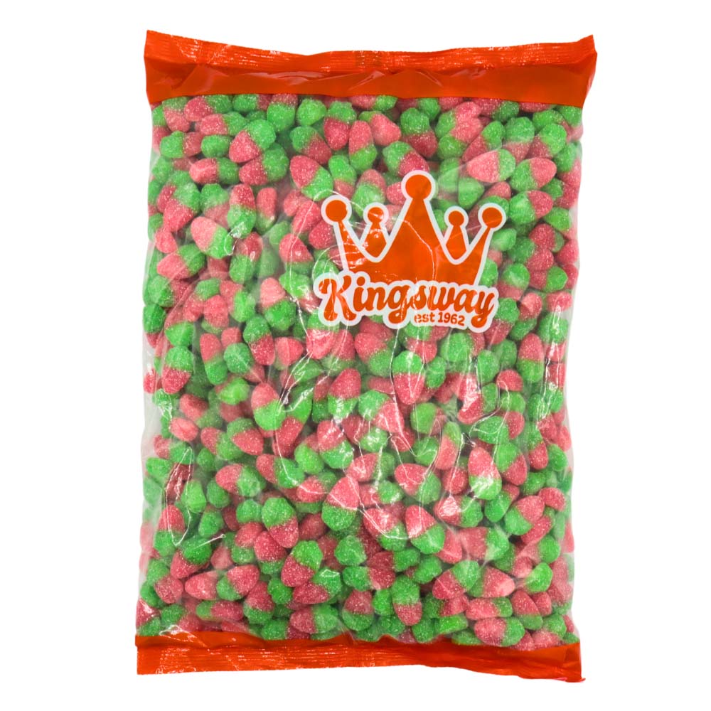 Kingsway Mini Fizzy Strawberries Bag 3kg