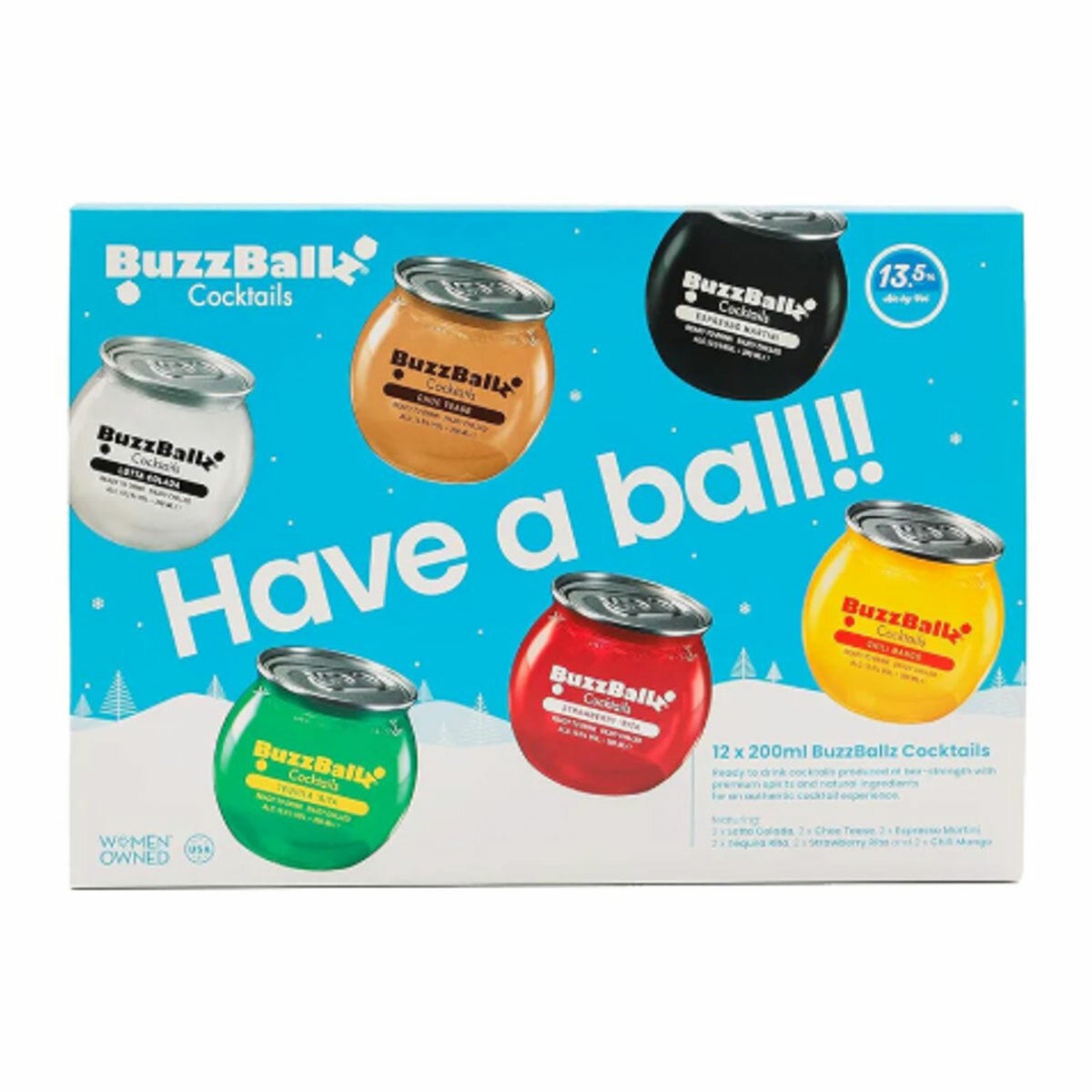 Buzzballz Mixed Pack, 12 x 20cl
