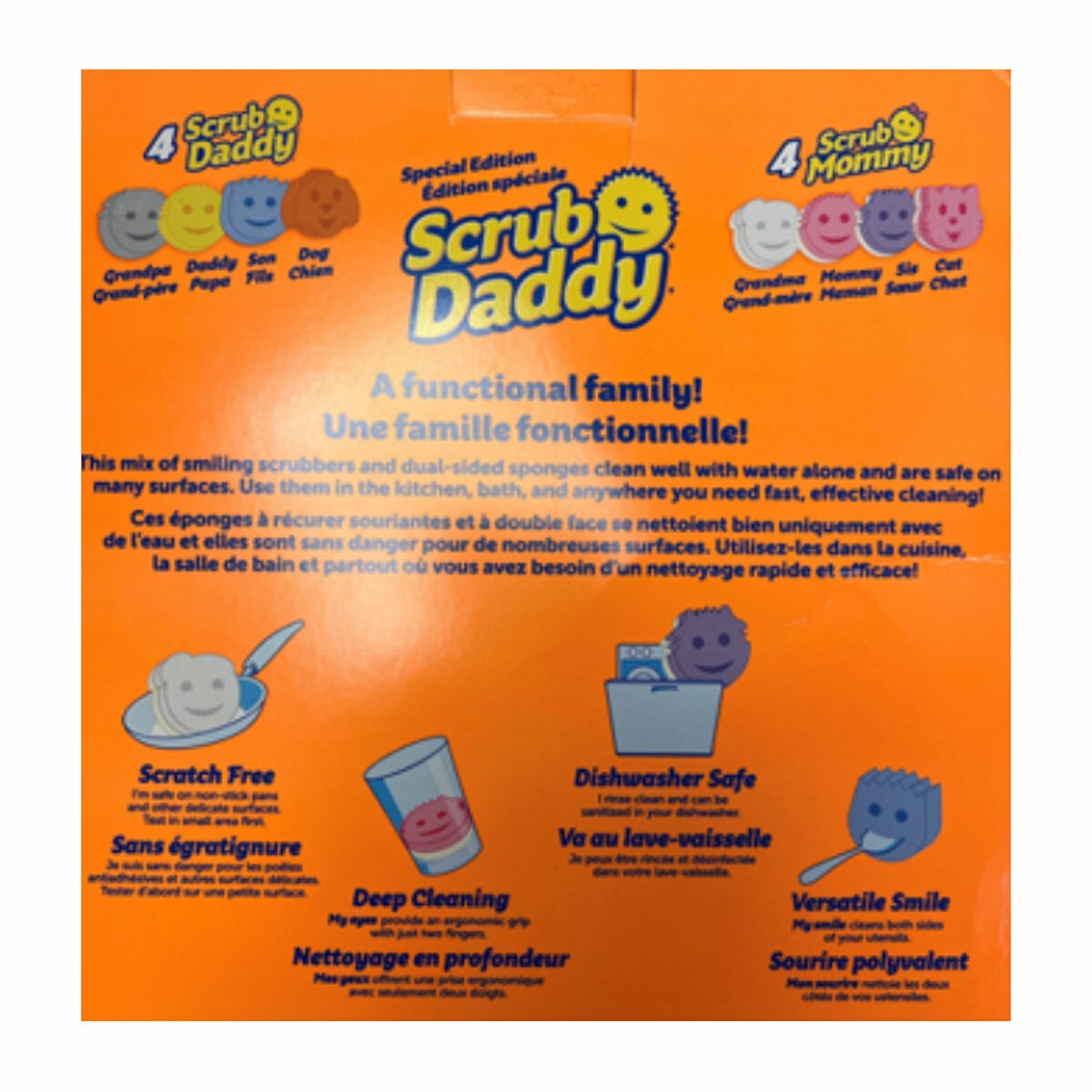 Scrub Daddy Special Edition Scrub Family, 8 Pack