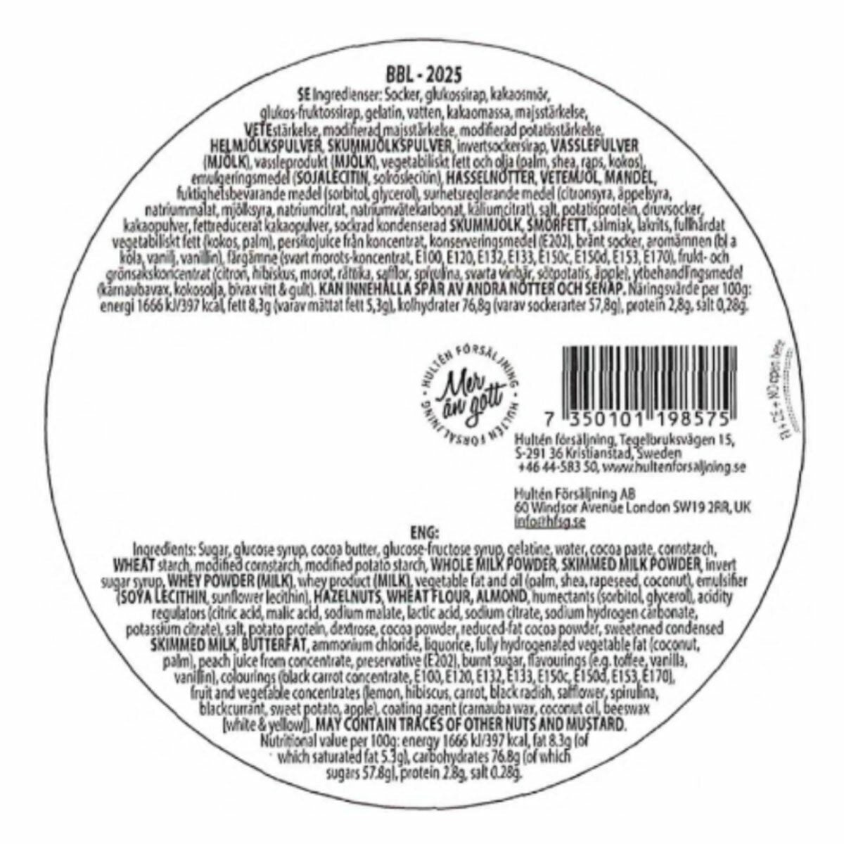 Candy Collection Swedish Candy Pick & Mix, 800g