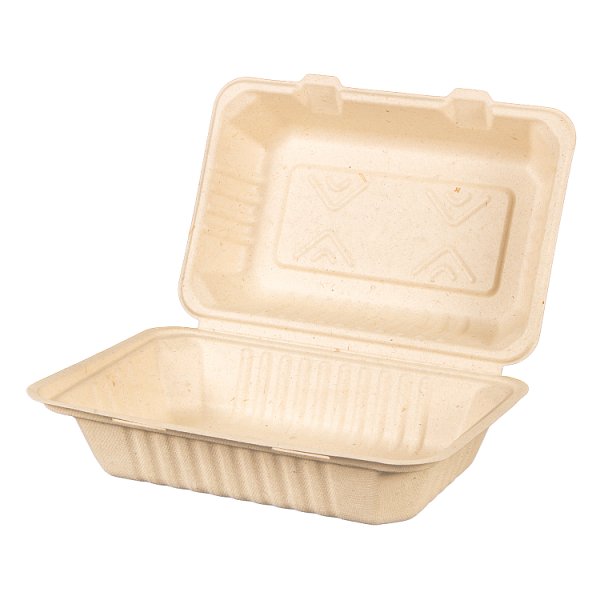 H-PACK PLANT FIBRE 9x6 MEAL BOX