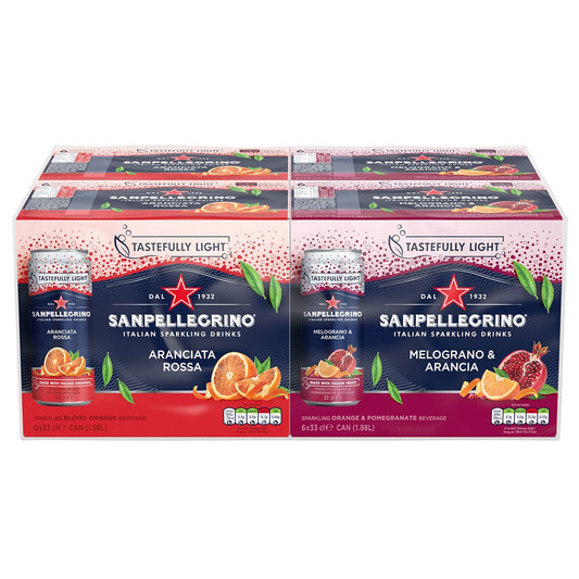 San Pellegrino Blood Orange and Pomegranate, 6 x 4 x 300ml