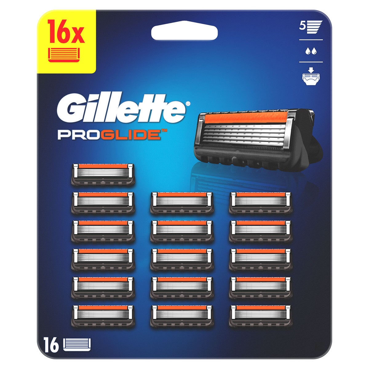 Gillette ProGlide Razor Blades, 16 Pack