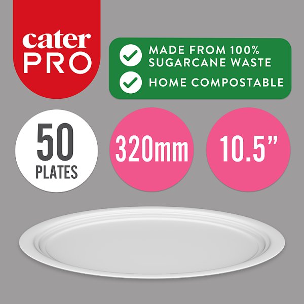 CaterPro 50 Bagasse Oval Plates
