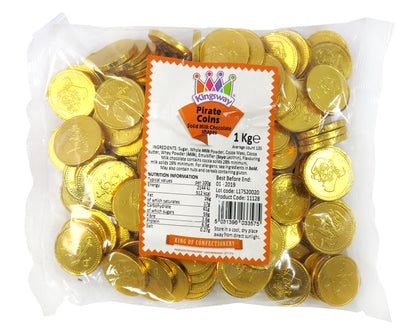 Kingsway Pirate Gold Milk Chocolate Coins 1kg