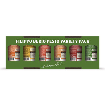 Filippo Berio Pesto Variety Pack, 6 x 190g