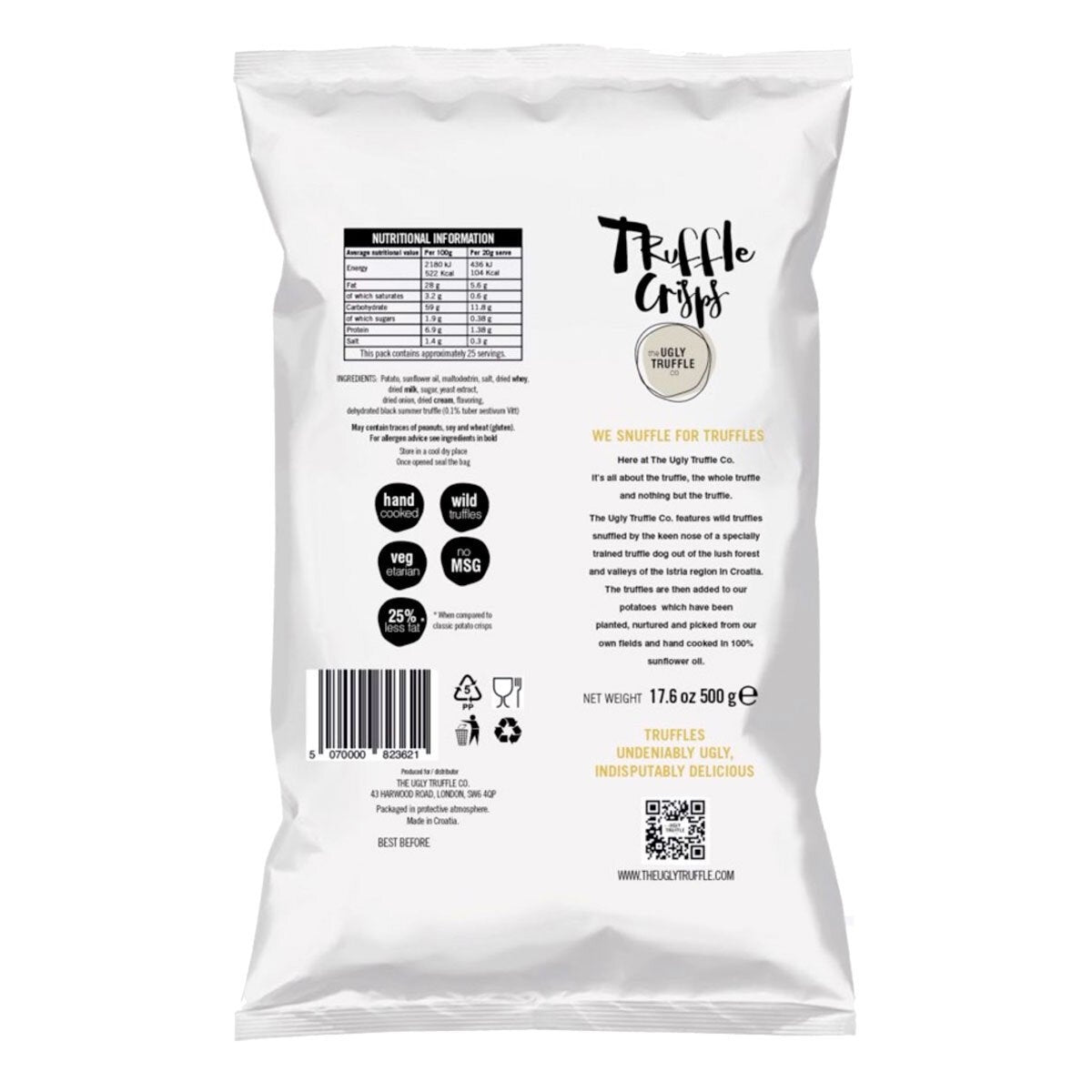 The Ugly Truffle Co. Truffle Crisps, 500g