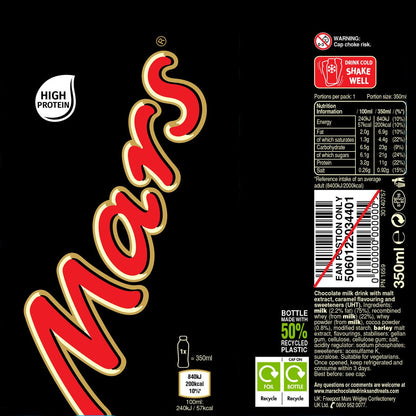 Mars Chocolate Milk Drink, 8 x 350ml