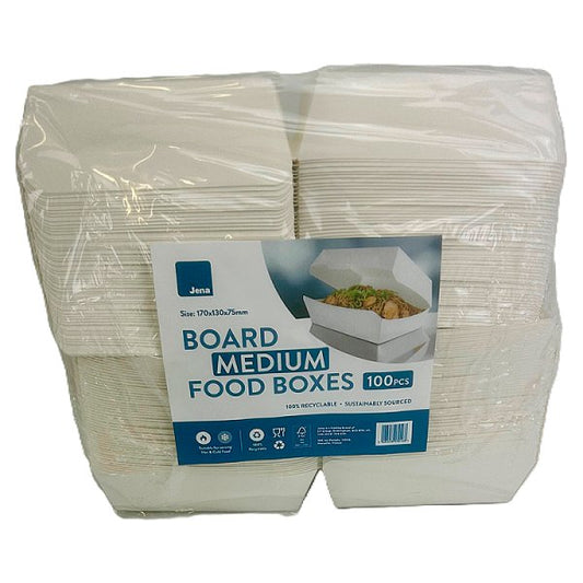 Medium Food Boxes 100pcs (170x130x75mm)
