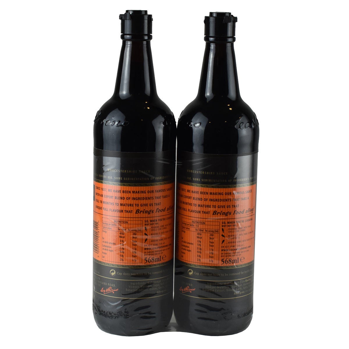 Lea & Perrins Worcestershire Sauce, 2 x 568ml