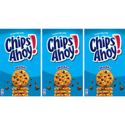 Mondelez Chips Ahoy Cookies, 3 x 400g