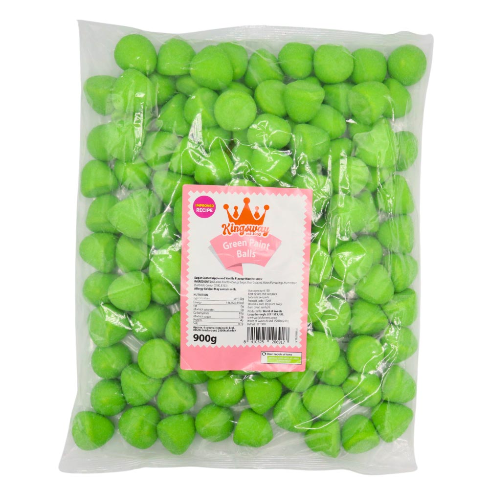 Kingsway Green Paint Balls 900g