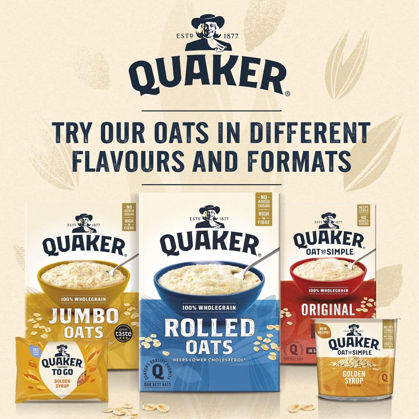 Quaker Porridge Oats, 1.5 kg
