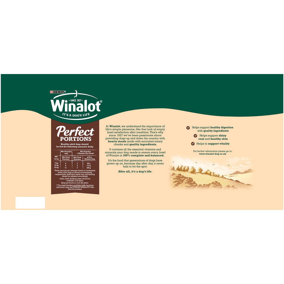 Winalot Perfect Portions Dog Food Mixed Variety Pack in Gravy, 40 x 100g