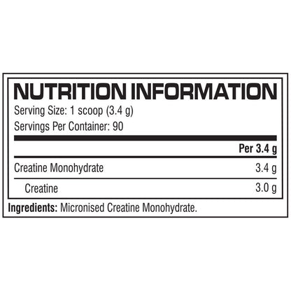 Cellucor Creatine Powder, Unflavoured 306g