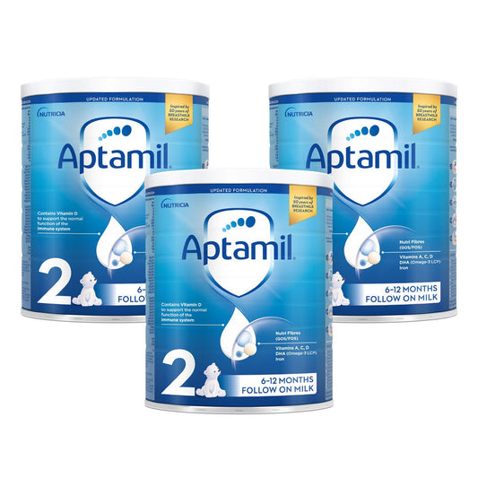 Aptamil Stage 2 Follow On Milk Powder, 3 x 700g