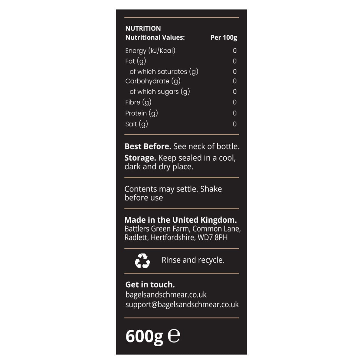 Bagels + Schmear Everything Bagel Seasoning, 600g