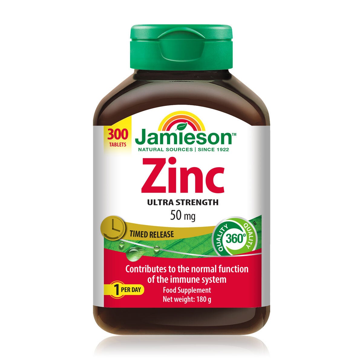 Jamieson Zinc Ultra Strength 50mg, 300 Count