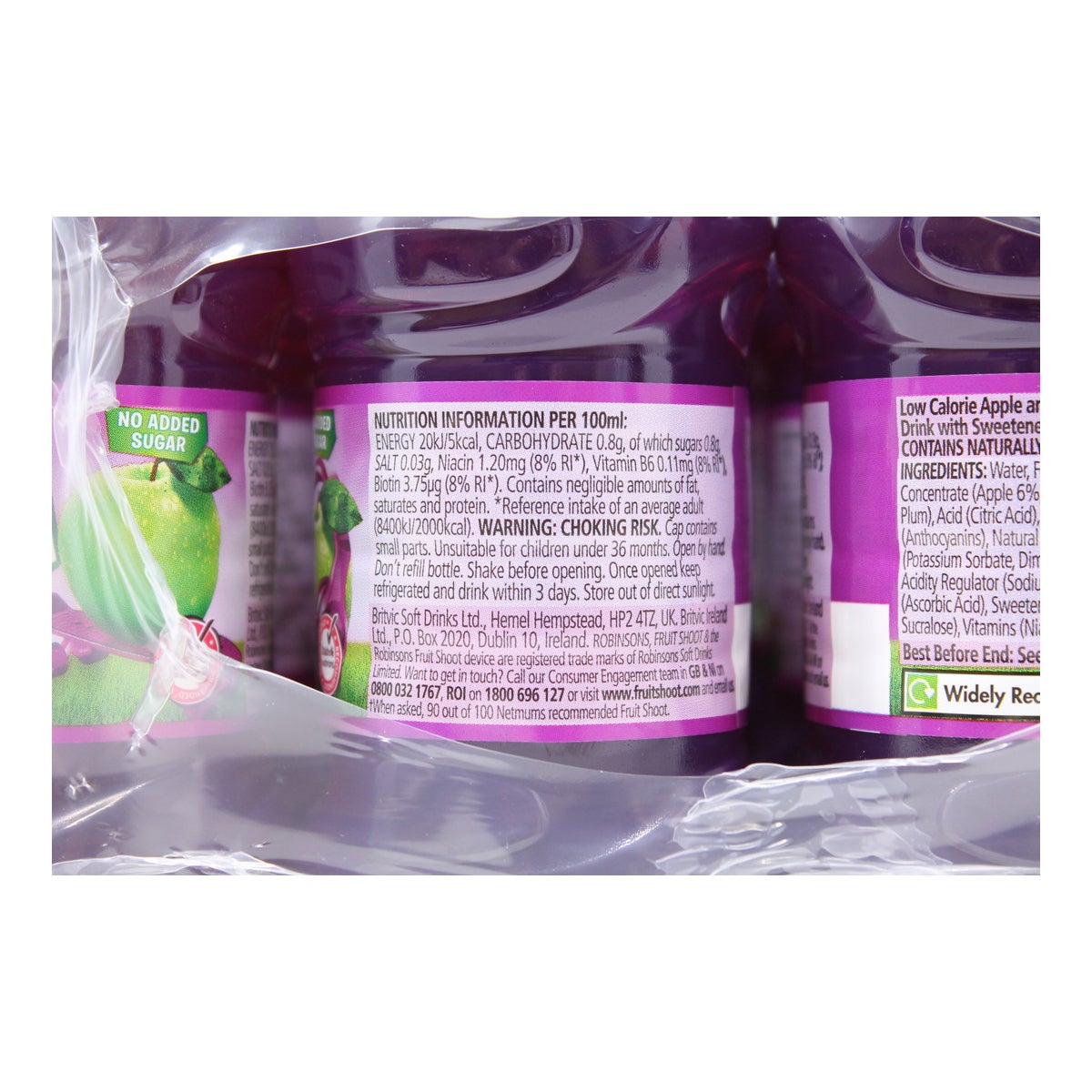 Fruit Shoot Apple & Blackcurrant, 24 x 200ml
