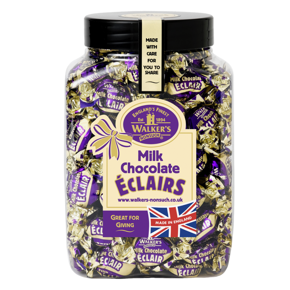 Walker's Nonsuch Milk Chocolate Eclairs Jar 1.25kg