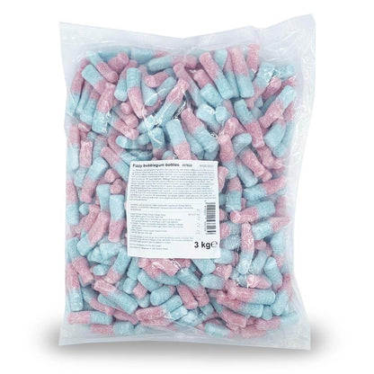 Kingsway Large Fizzy Bubblegum Bottles Bag 3kg