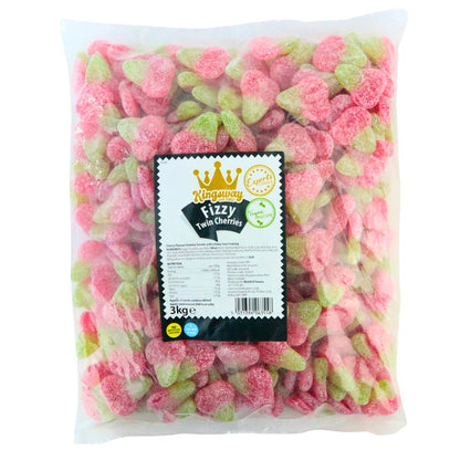 Kingsway Expert's Choice Vegan Fizzy Twin Cherries Bag 3kg