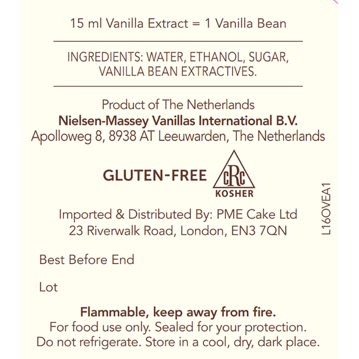 Nielsen Massey Original Vanilla Extract, 473ml