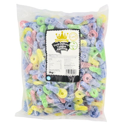 Kingsway Expert's Choice Vegan Fizzy Tongue Painting Dummies Bag 3kg