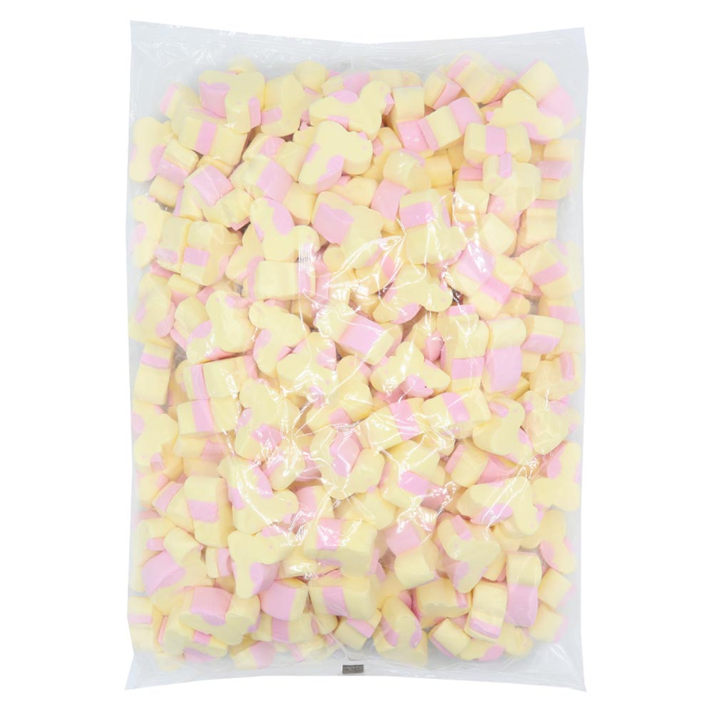 Kingsway Yellow & Pink Chick Mallows 1kg