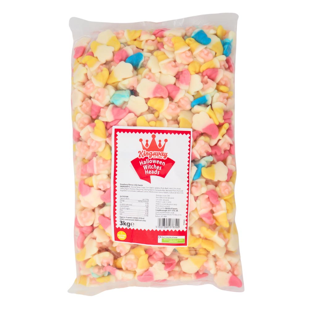Kingsway Halloween Witches Heads Bag 3kg