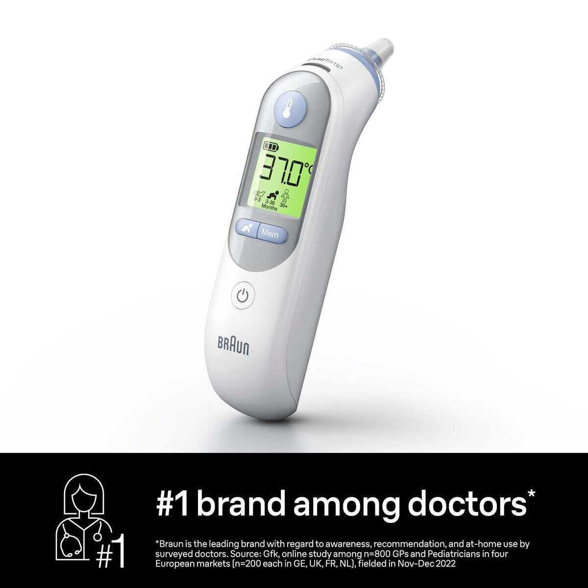 Braun Thermoscan 7 Ear Thermometer, IRT6520