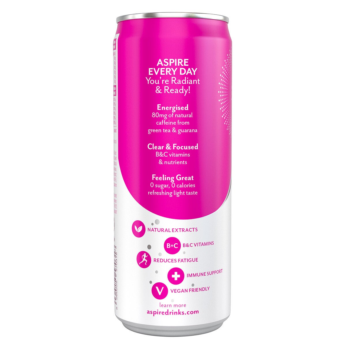 Aspire Mango Lemonade and Raspberry, 12 x 330ml