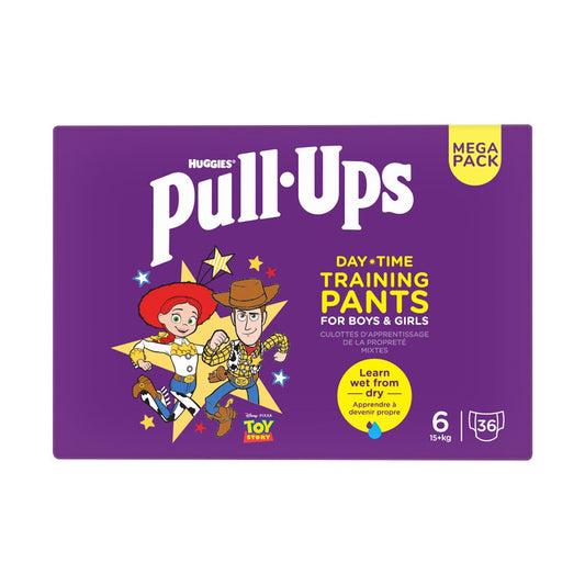 Huggies Pull Ups Day Time Unisex, Size 6, 36 Pack