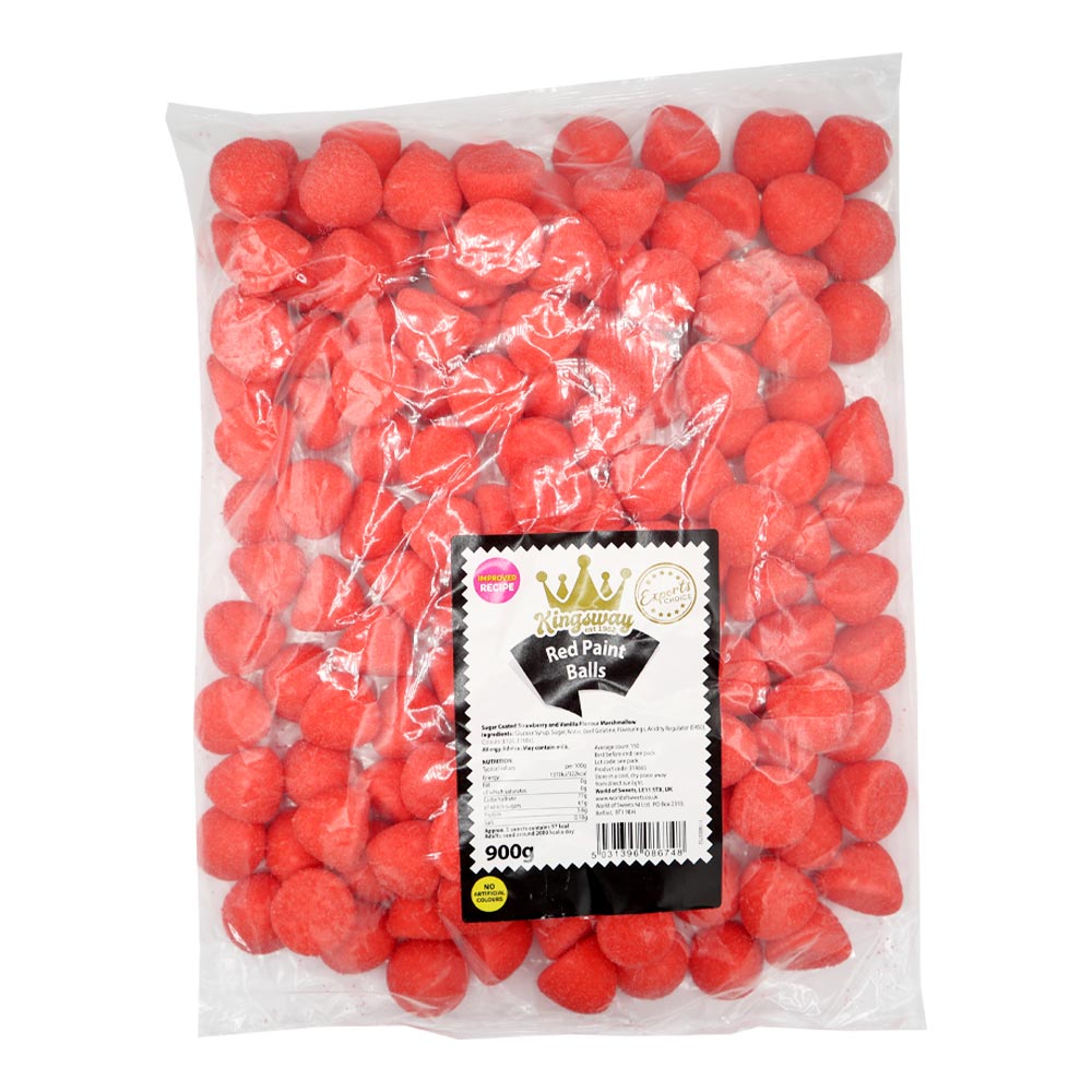 Kingsway Red Paint Balls Bag 900g