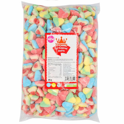 Kingsway 3D Sugared Hearts Bag 3kg