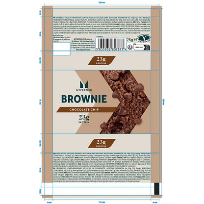 My Protein Chocolate Brownie, 12 x 75g