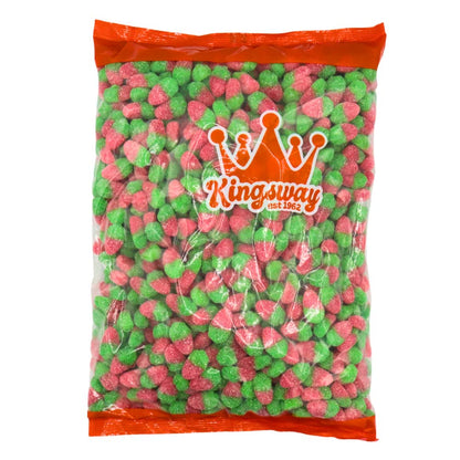 Kingsway Mini Fizzy Strawberries Bag 3kg