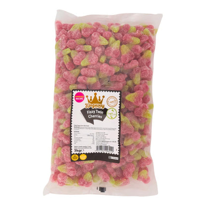 Kingsway Fizzy Twin Cherries Bag 3kg