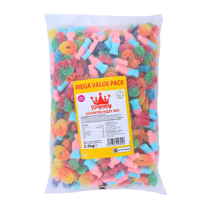 Kingsway Mega Value Assorted Fizzy Mix Bag 2.5kg