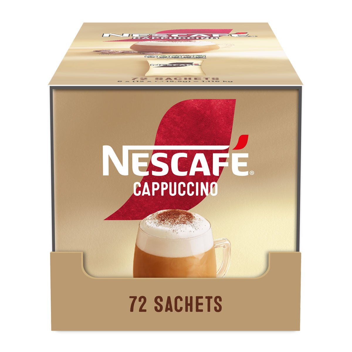 Nescafé Cappuccino Sachets, 72 x 15.5g