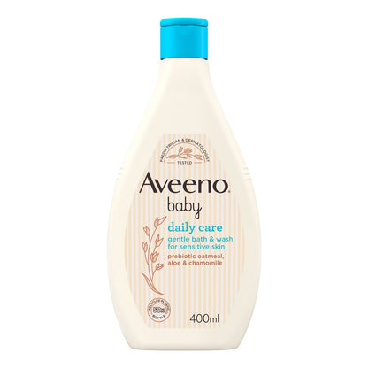 Aveeno Baby Hair & Body Wash, 3 x 400ml