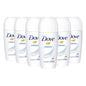 Dove Roll-On Deodorant, 6 x 50ml